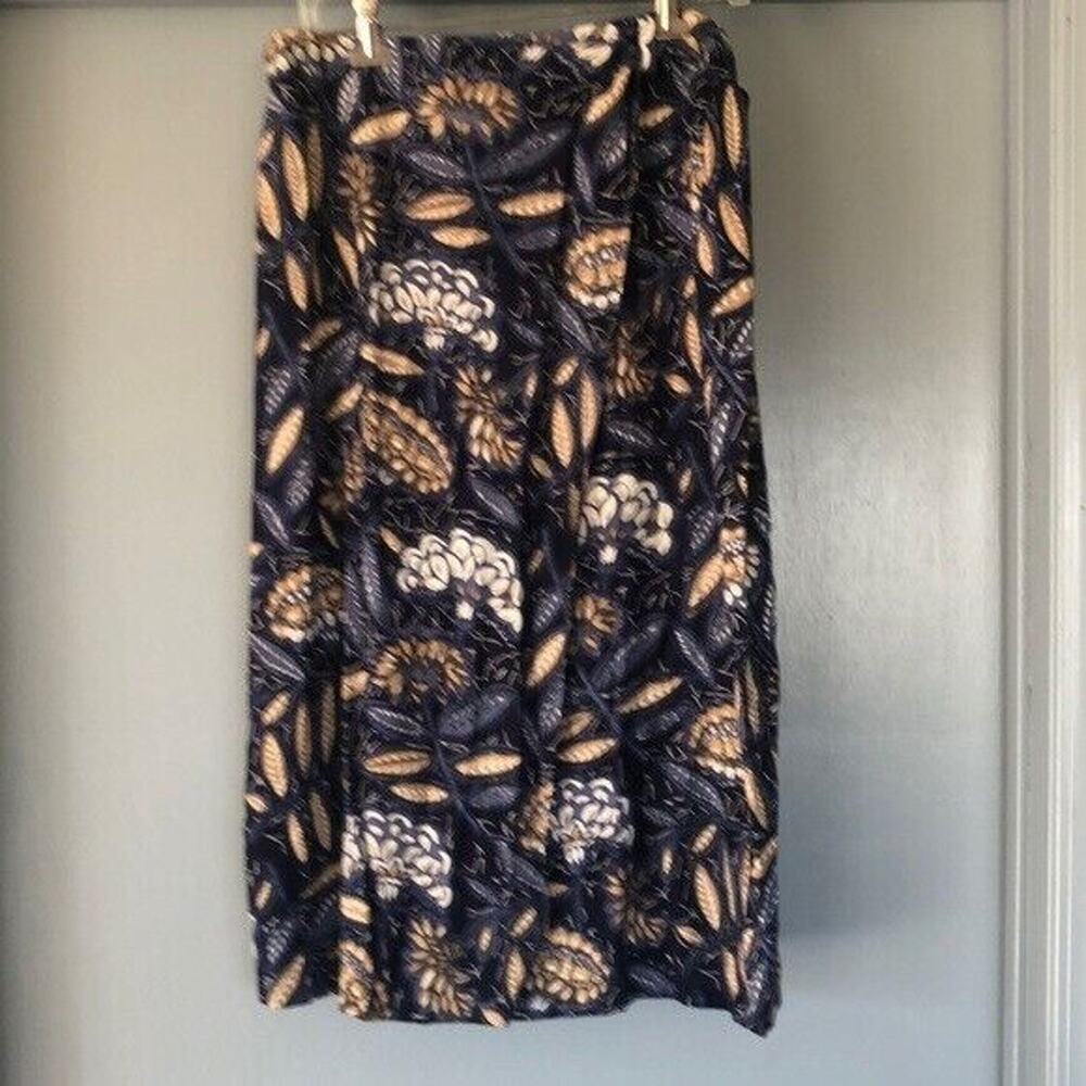 Vintage floral Wrap Skirt Dark Fairy Floral by Access Medium Whimsygoth
